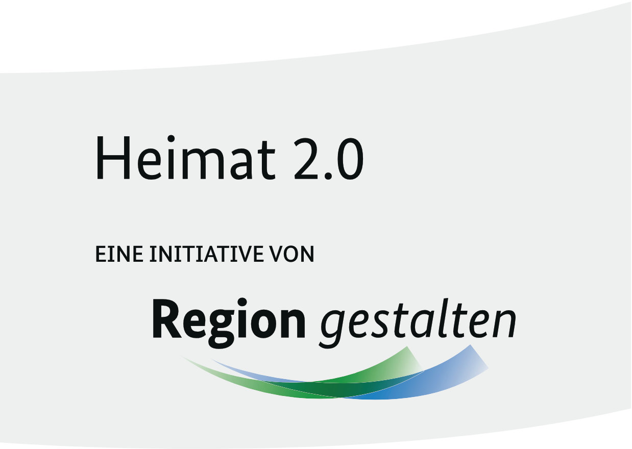Logo der Förderinitiative Heimat 2.0 des Programms Region gestalten